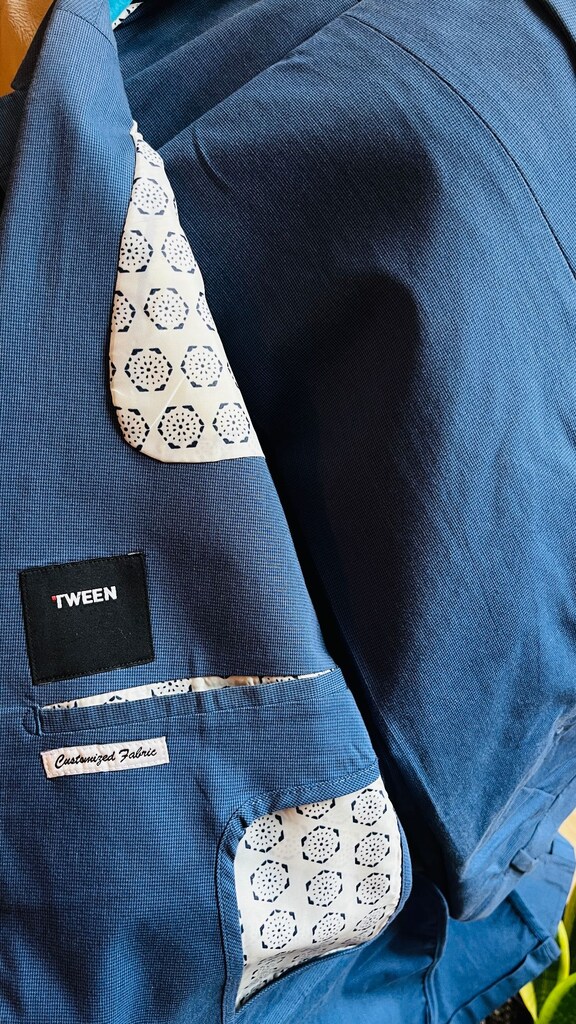 Damat Tween Slim Fit Erkek Ceket / Blazer – Mavi – S Beden/36 - 5