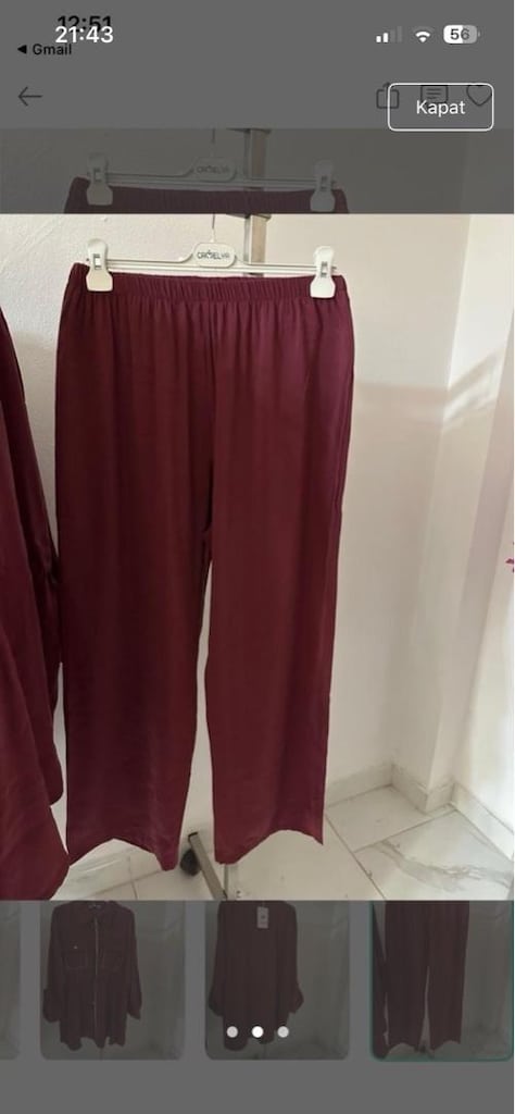bordo 2li takım - 2