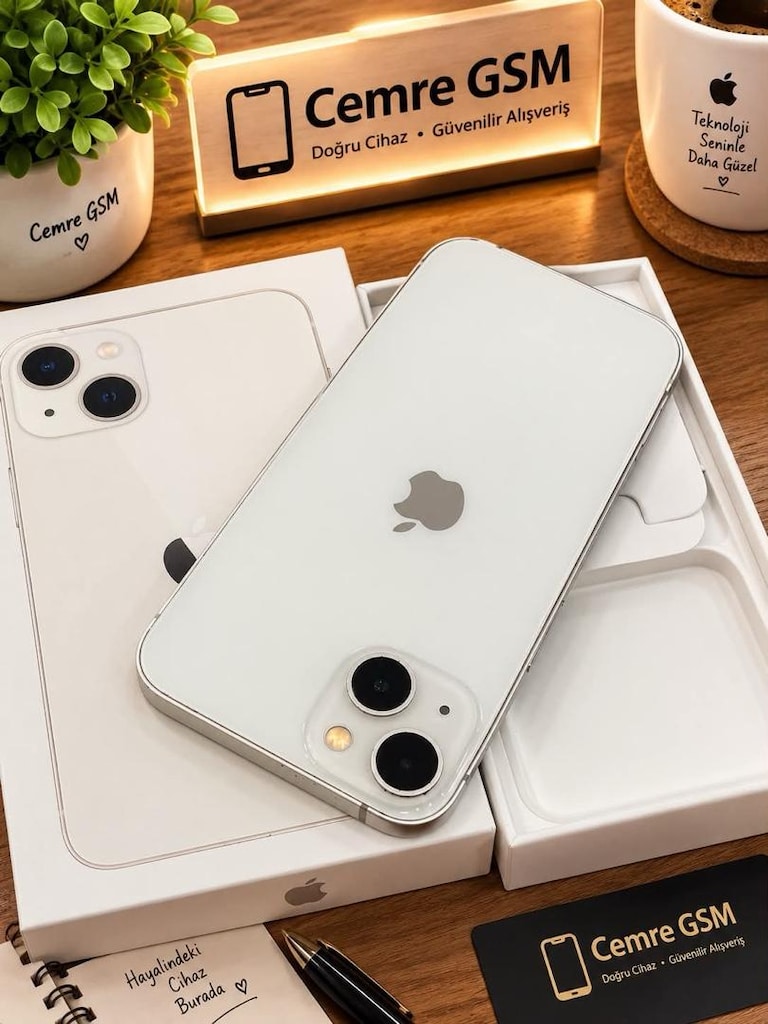 İPHONE 13 128 GB PİL 86 ORJİNAL TR CİHAZI 5 ay GARANTİLİ HATASIZ - 2