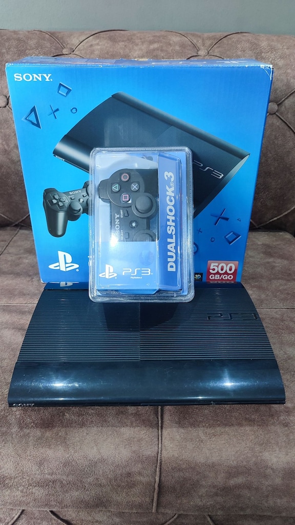 PS3 SÜPERSLİM 500GB 70 OYUN YÜKLÜ 1 SIFIR KOL 6 AY GARANTİ - 2