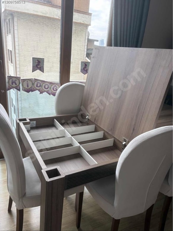 Kargılı Mobilya Açılır Yemek Masası + 6 Sandalye (Özel Bölmeli) - 4