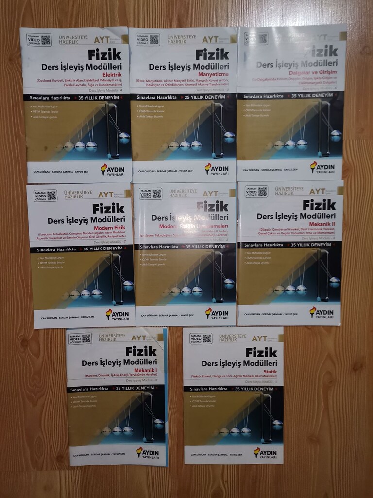 Fizik Ders İşleyiş Modülleri 8 Kitap Set - 2