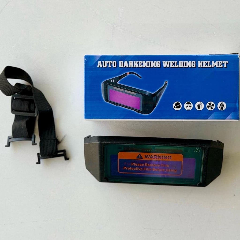 ‼İTHAL/SIFIR/Otomatik Kararan Güneş Enerjili Kaynak Gözlüğü LCD Ekran - 8