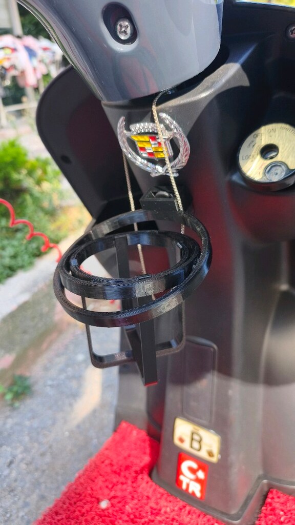 Motorsiklet ve Scooter İçin Sarsılmaz Bardak Tutucu - 4