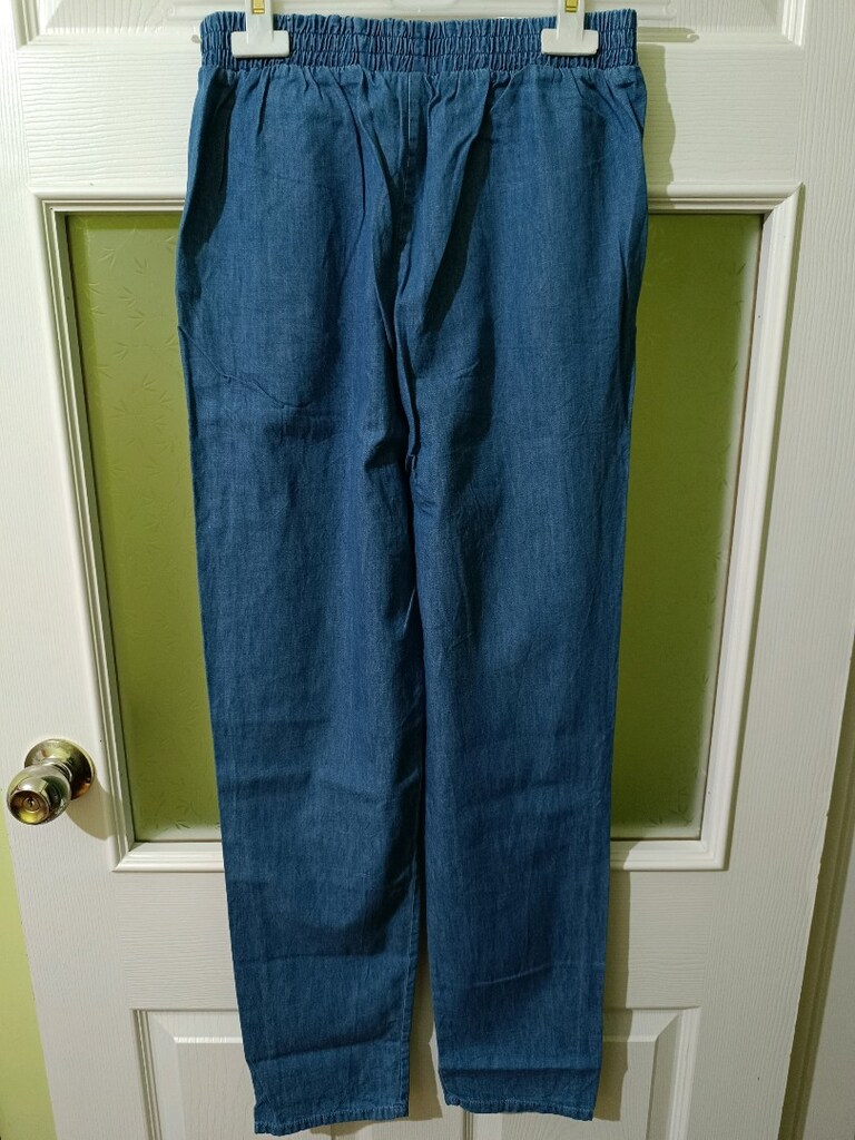 Kız çocuk ince kot kumaş pantolon - 2