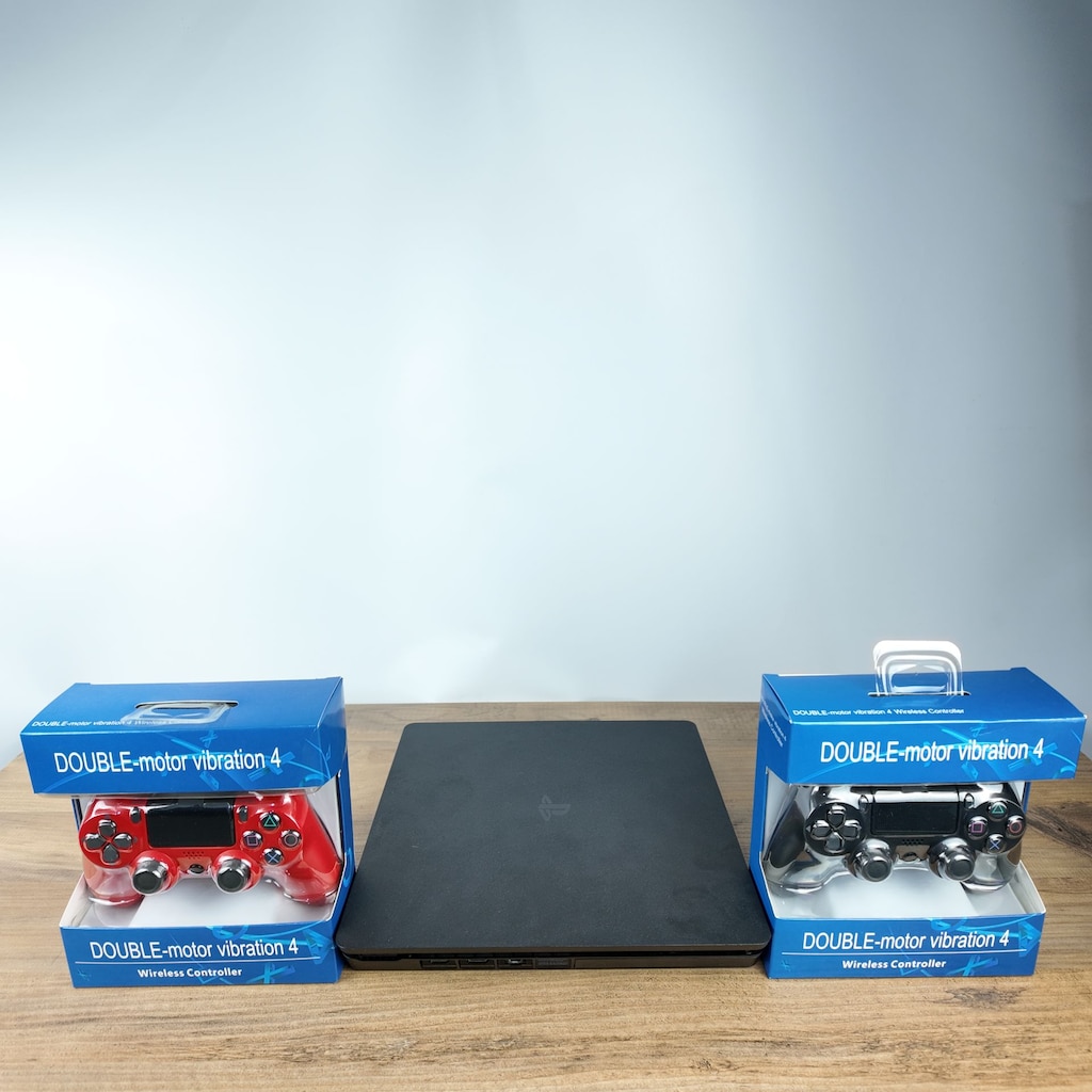 PLAYSTATION 4 SLIM 500 GB + 2 ADET A KALİTE YAN SANAYİ SIFIR KOL - 2