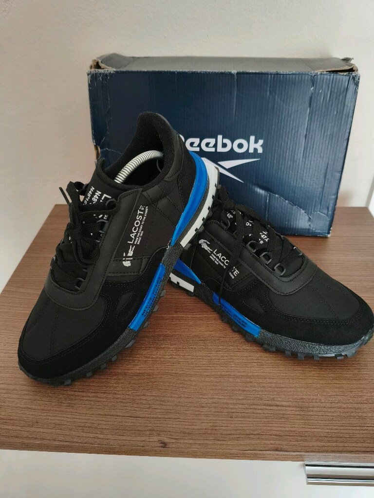 44 NUMARA SİYAH LACOSTE SPOR AYAKKABI! - 3