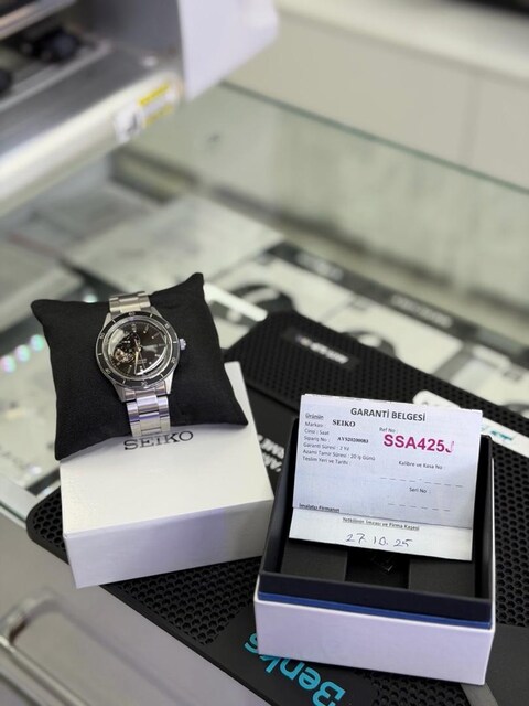 SEIKO SSA425J OTOMOTİK AÇIK KALP KADRANLI ERKEK KOL SAATİ