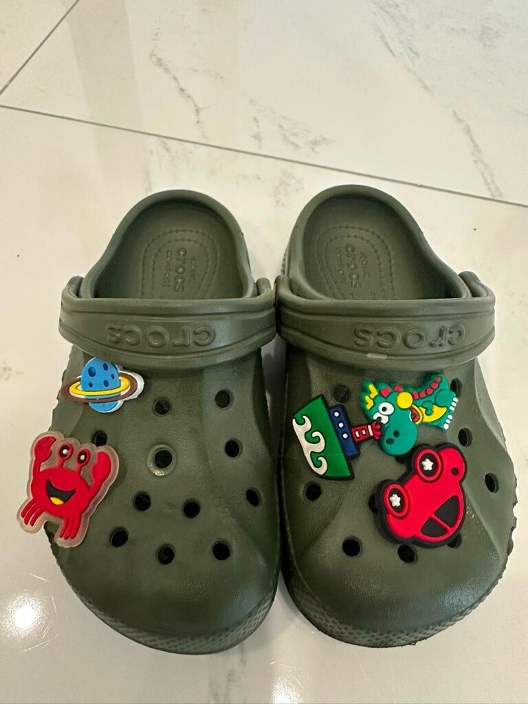 Crocs Çocuk Terliği - Haki - 27/28 Numara - 9