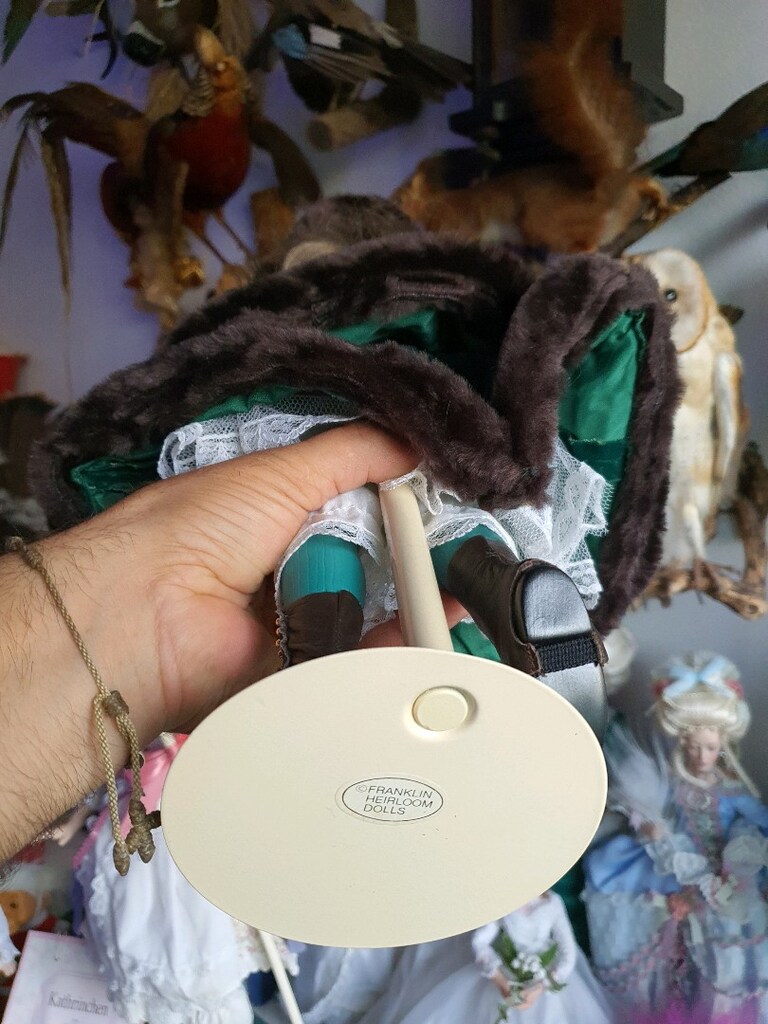 porselen bebek vintage damgalı sertifikalı koleksiyonluk - 14
