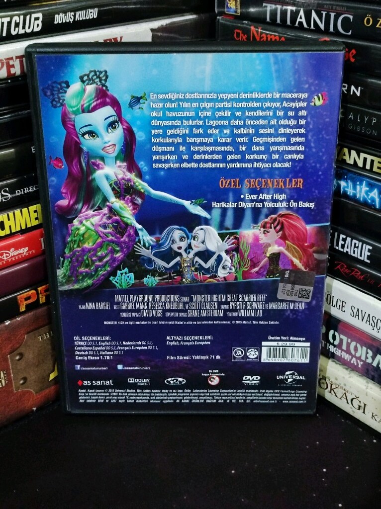 Monster High Derin Sulara Yolculuk Dvd Film - 3