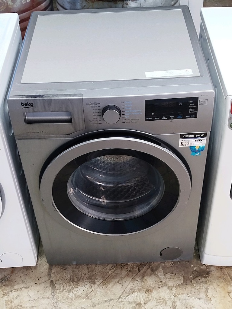 BEKO 9 KG GRİ ÇAMAŞIR MAKİNESİ İZMİR İÇİ 3 AY GARANTİMİZ VARDIR - 10