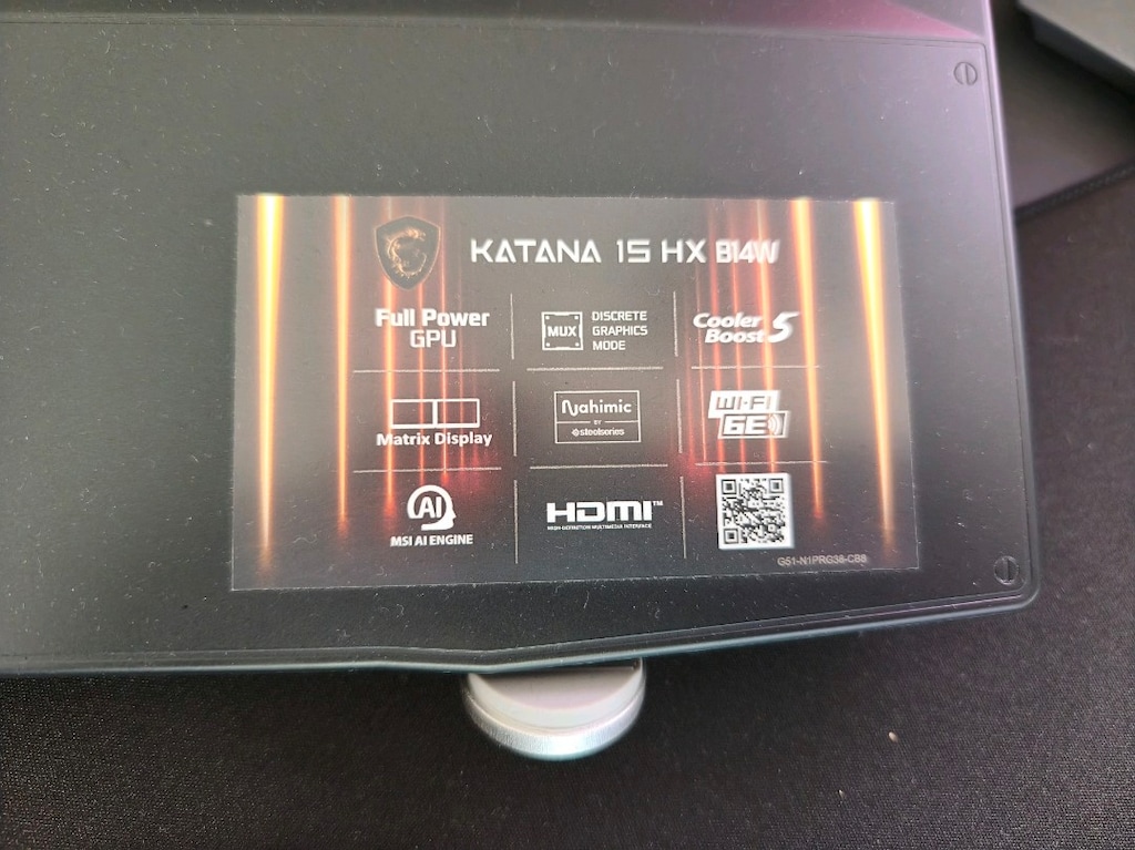 MSI Katana 15 HX B14W Gaming Laptop - 4