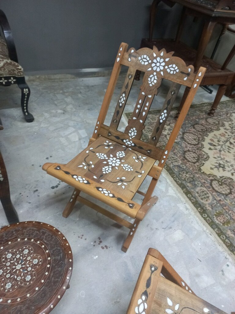 Fiskos Sandalye Takımı & Kakma - Katlanır - 2