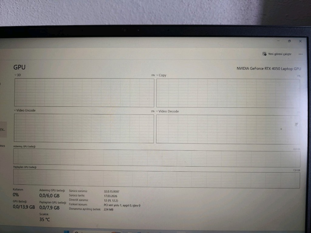 Casper Excalibur G870 - RTX 4050 / i5 12. Nesil / 1TB SSD - 12