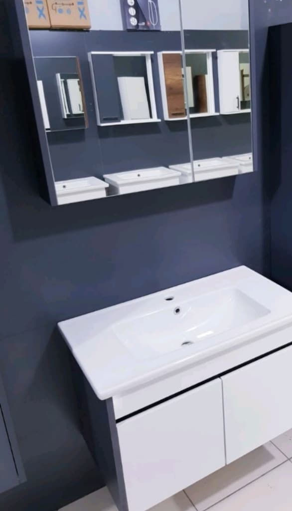 65 cm mdf kapakli banyo dolabi - 3