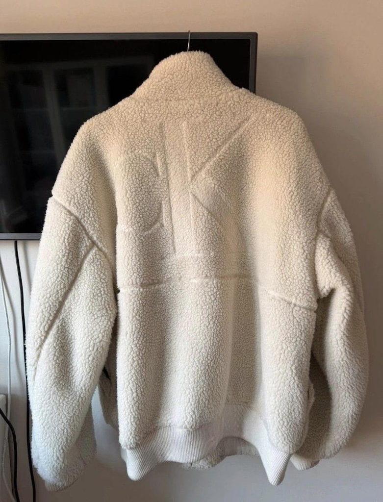 Orjinal Calvin Klein Oversize Sherpa Polar Ceket Mont - 2