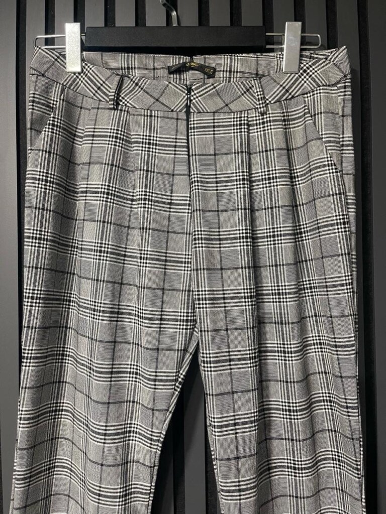 BEBE PLUS EKRU KUMAŞ PANTOLON - 2