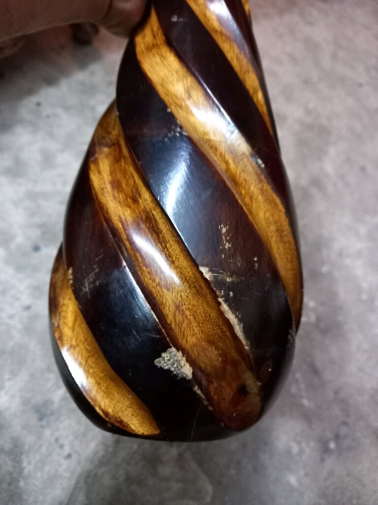 Dekoratif mango ağacı spiral bohem vazo - 6