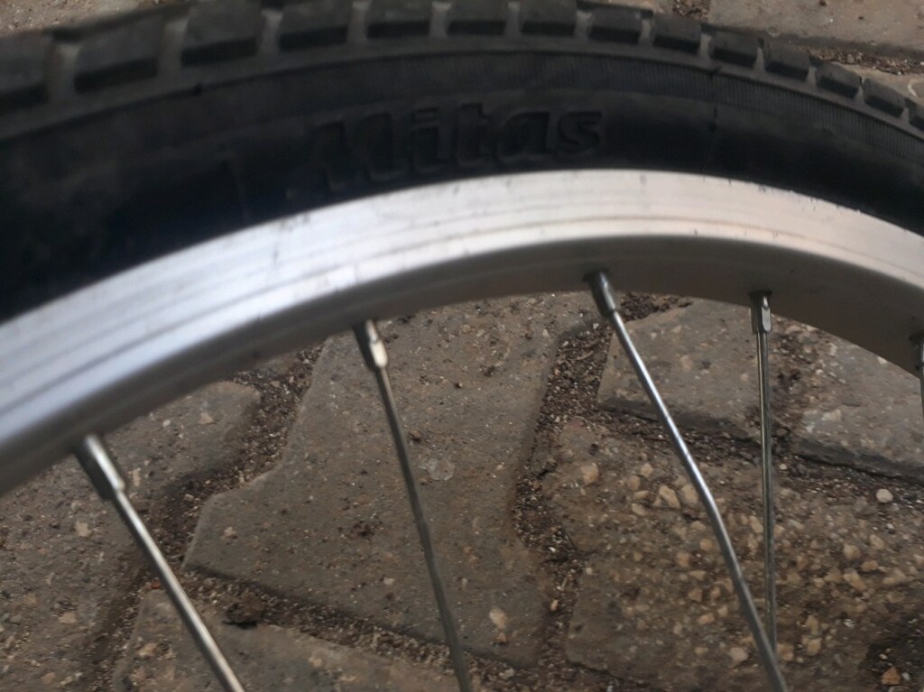 Bmx bisiklet alüminyum ön canti iç dış lastikli 20 numara - 6