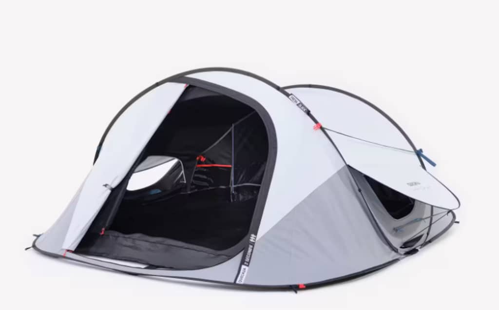 QUECHUA 3 Kişilik Otomatik Kamp Çadırı - Fresh&Black - 2 Seconds - 5