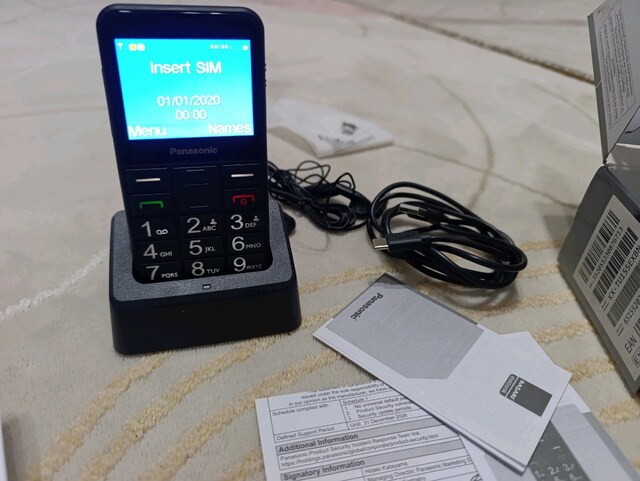 garantili Panasonic tuşlu telefon