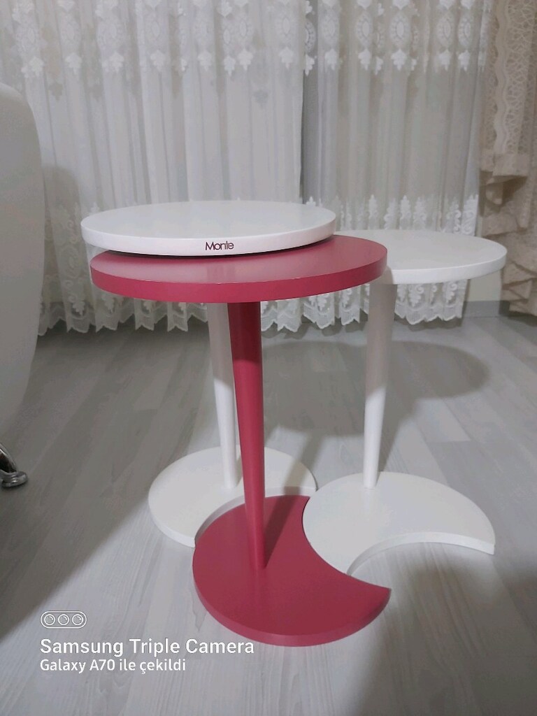 kullanilmiş üçlü sehpa - 3