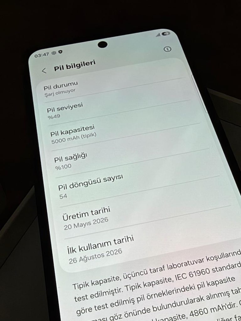 SAMSUNG A27 5G 256 GB 50 GÜNLÜK GARANTİLİ KUTULU FATURALI - 4