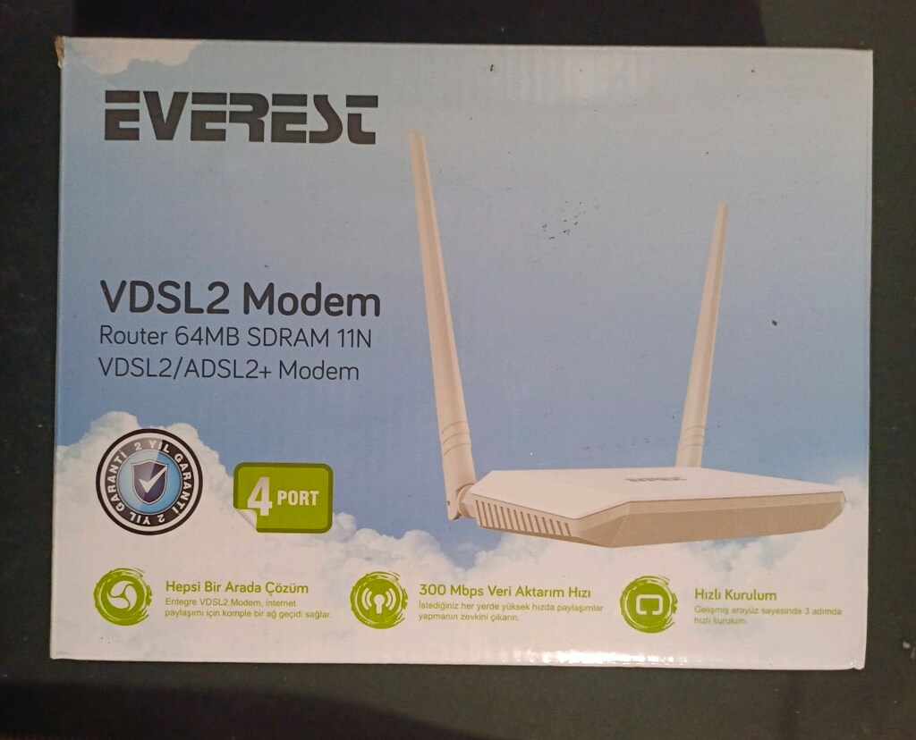 EVEREST SG-V300 VDSL2 MODEM ROUTER - 2