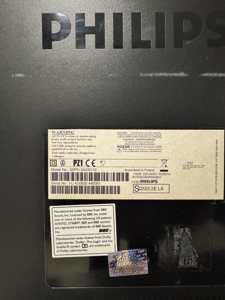 Philips 32PFL5403D 32" (82 Ekran) LCD TV - Sorunsuz / HDMI Girişli - 5