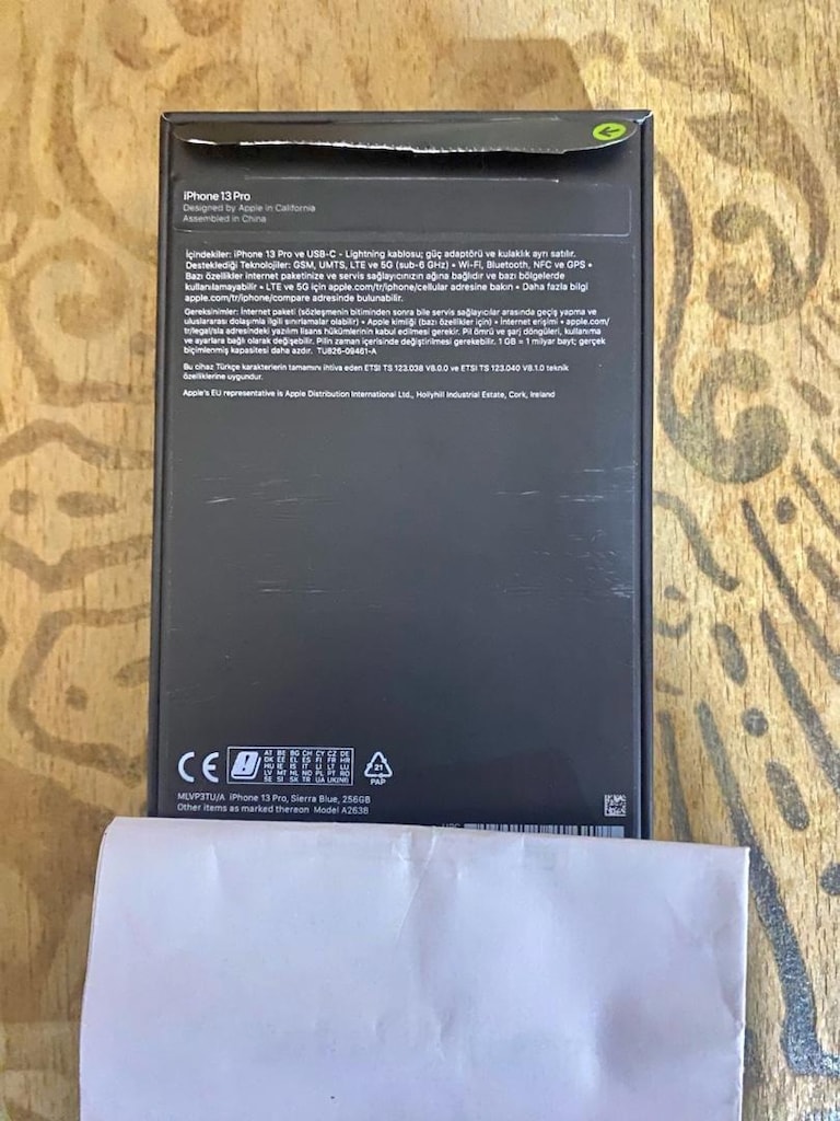 TR~ SIFIR~ DİSTRİBÜTÖR 24 AY GARANTİLİ~ İPHONE 13 PRO {256GB}~ MAVİ - 10