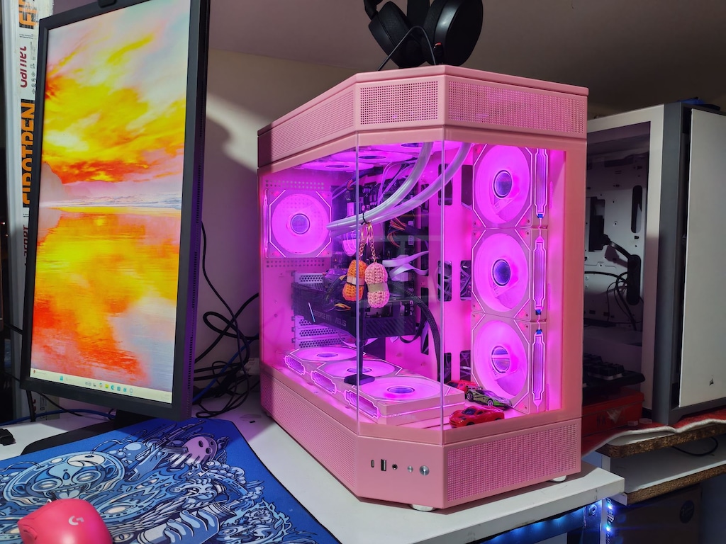 Acegeek Icecube 7 FANLI PEMBE AKVARYUM KASA BOŞ - 7