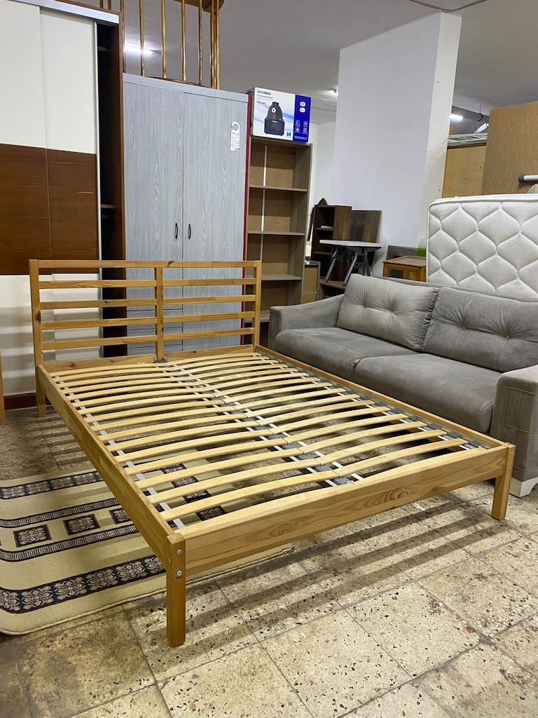 2. EL AHŞAP IKEA ÇIFT KIŞILIK KARYOLA - 8