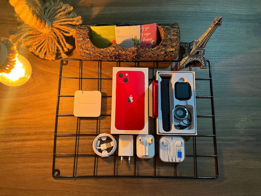 GARANTİLİ 256 GB İPHONE 13 RED - 8