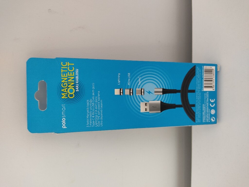 Polosmart PSM62 3 Çıkışlı Manyetik Şarj ve Data Kablosu - 6