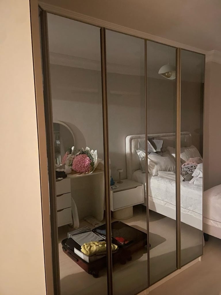 6 kapaklı camlı gardrop - 5