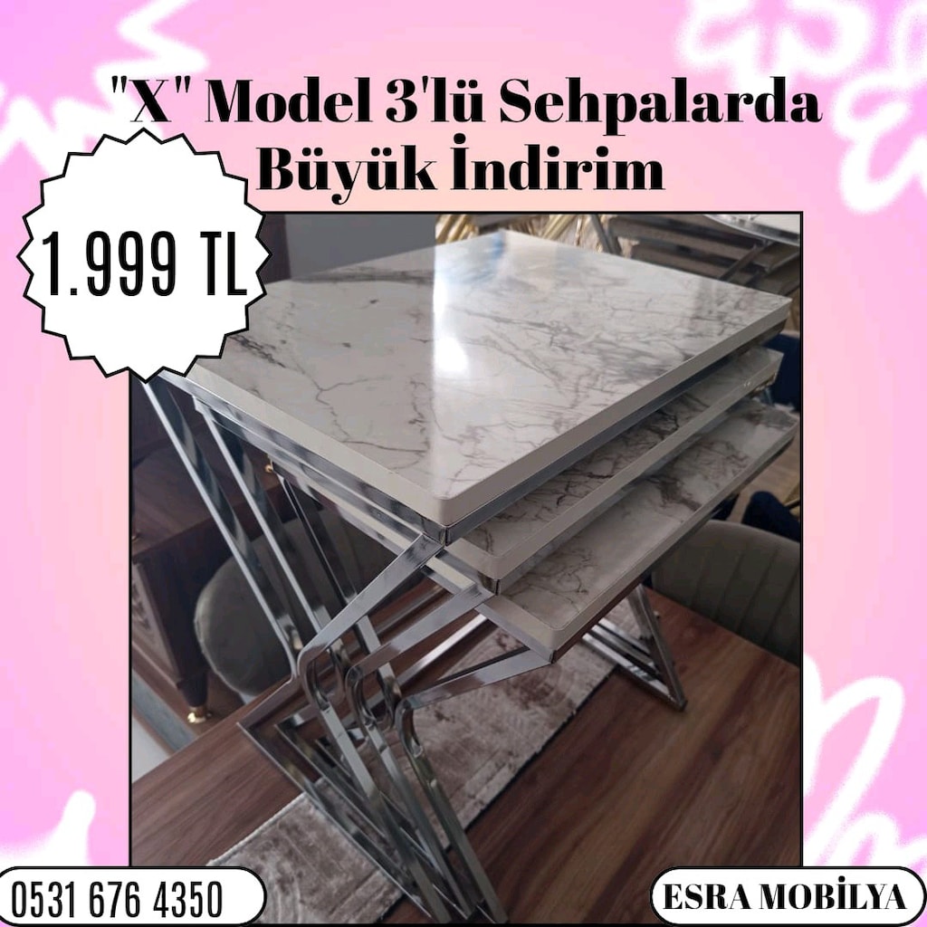 Zigon Sehpa Modellermiz Nakite Özel Fiyat Sadece - 14
