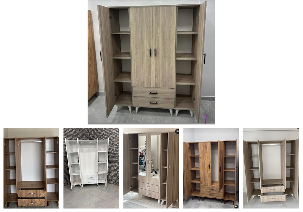 4 kapaklı elbise dolabı lxftbtmmhc - 6