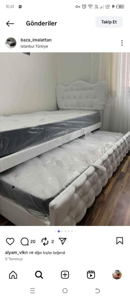 Yavrulu Baza 2 Eko yatak İmalattan sıfır Kapıda ödeme - 2