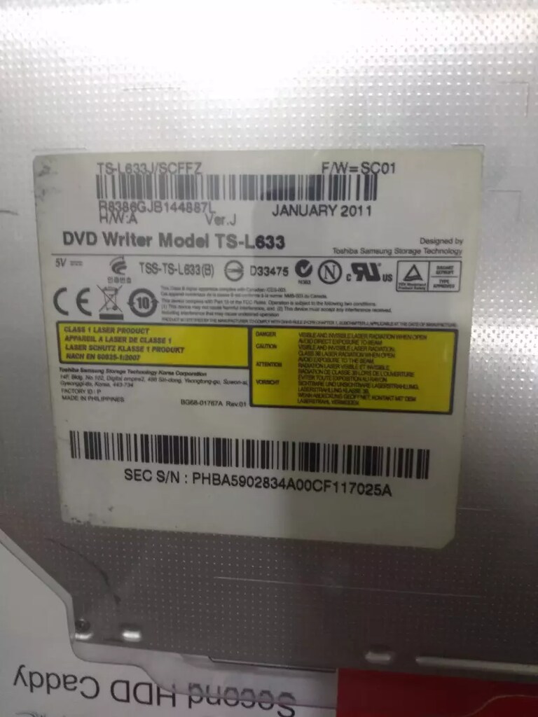 Notebook DVD kızak yuvası .Techsmart TCH-ST9501. Ürün sıfırdır. - 4