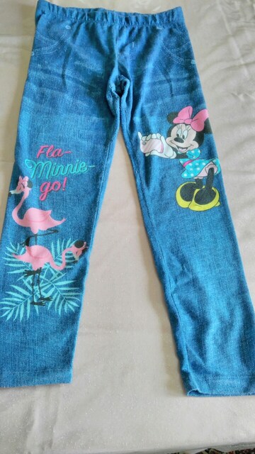 Lacivert renk Disney Minnie mouse tayt 7-8 yaş kullanımına uygun dur.