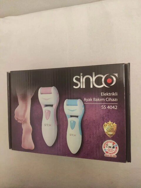 Sinbo Elektrikli Ayak Bakım Cihazı / Topuk Törpüsü (Orijinal Kutulu)