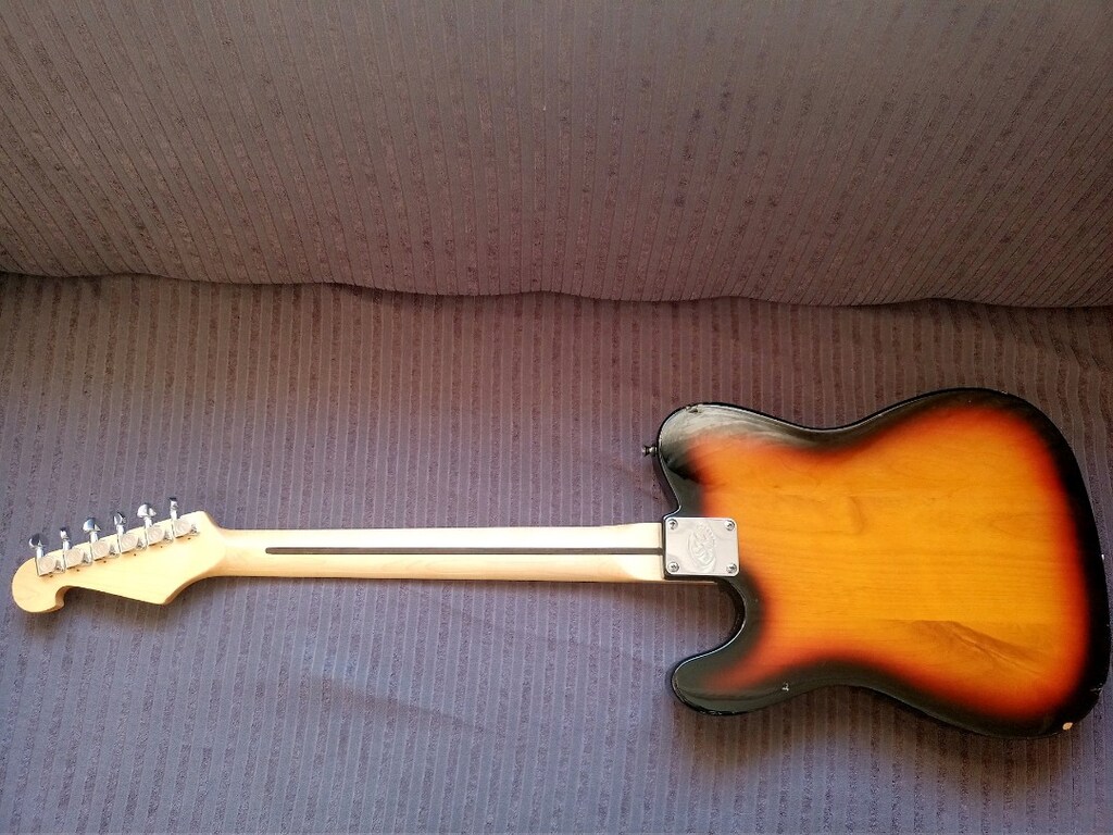 SX Telecaster Sunburst Gövde Maple Klavye - 5