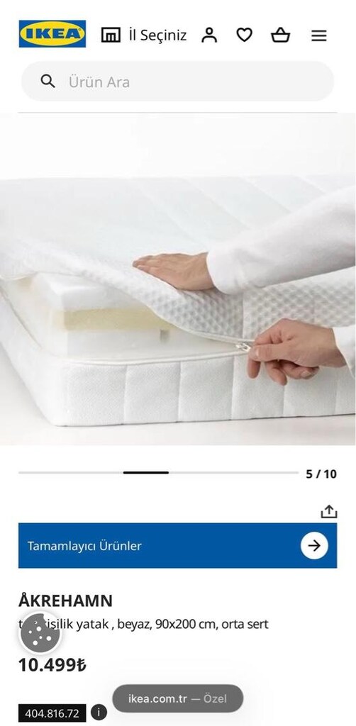 ikea karyola lata ve yatak - 2