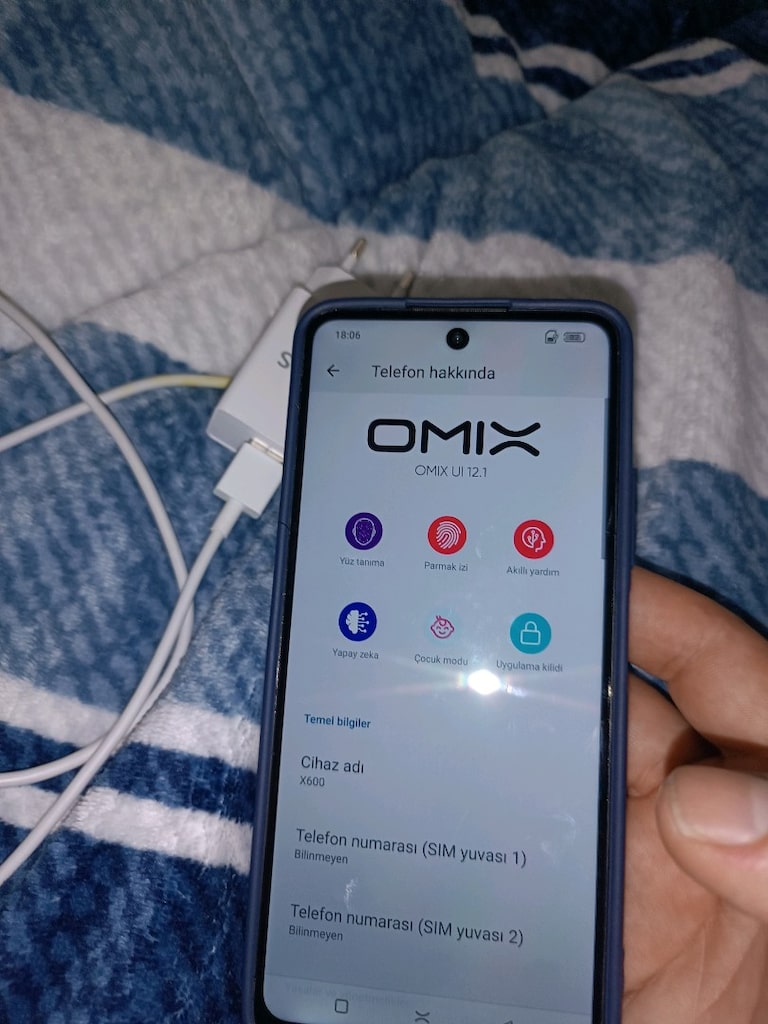 omix x600 128gb hafıza 12gb ram yurtiçi cihazı - 7
