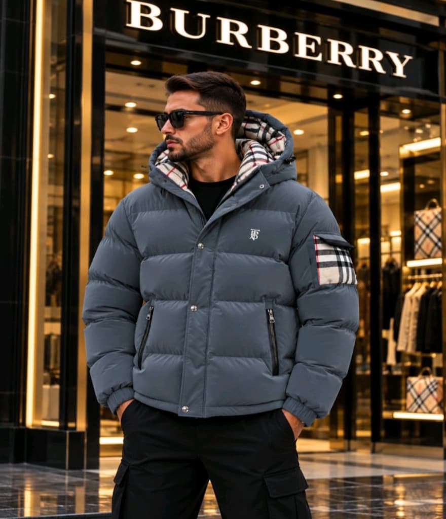 BURBERRY MARKA KIŞLIK MONT - 5