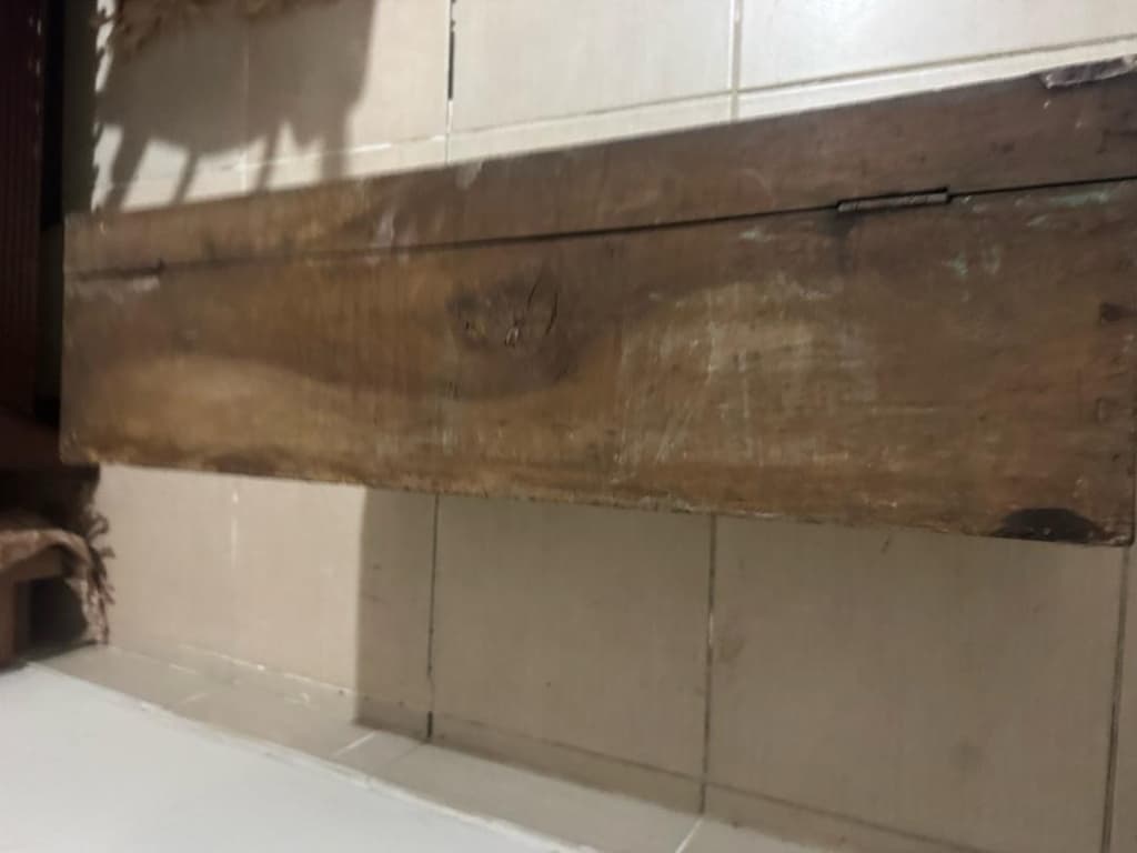 Vintage Masif Ahşap El Yapımı Valiz Sandık 70x38x20 cm - 16