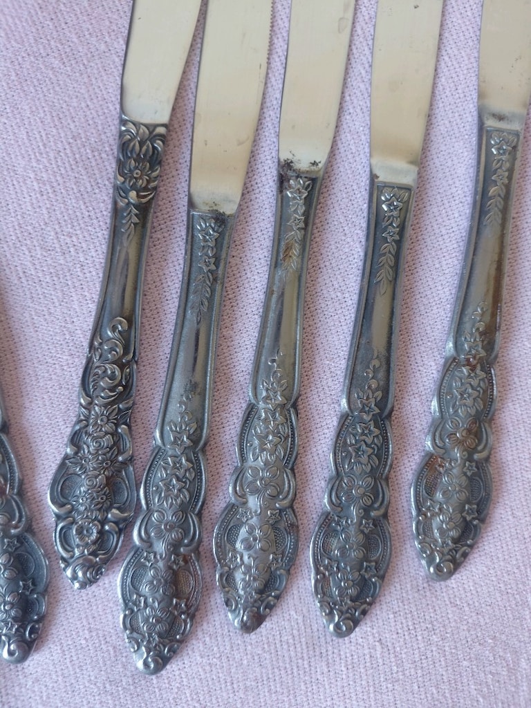 6 adet yemek bıçağı - 2