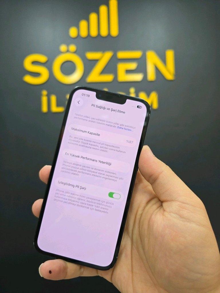 SÖZEN İLETİŞİM İPHONE 13 128GB PİL 87 6AY GARANTİLİ - 6
