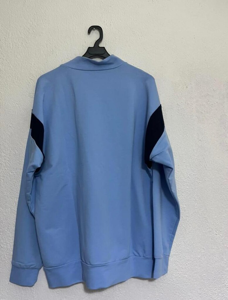 Trendyol man marka erkek mavi sweatshirt - 2